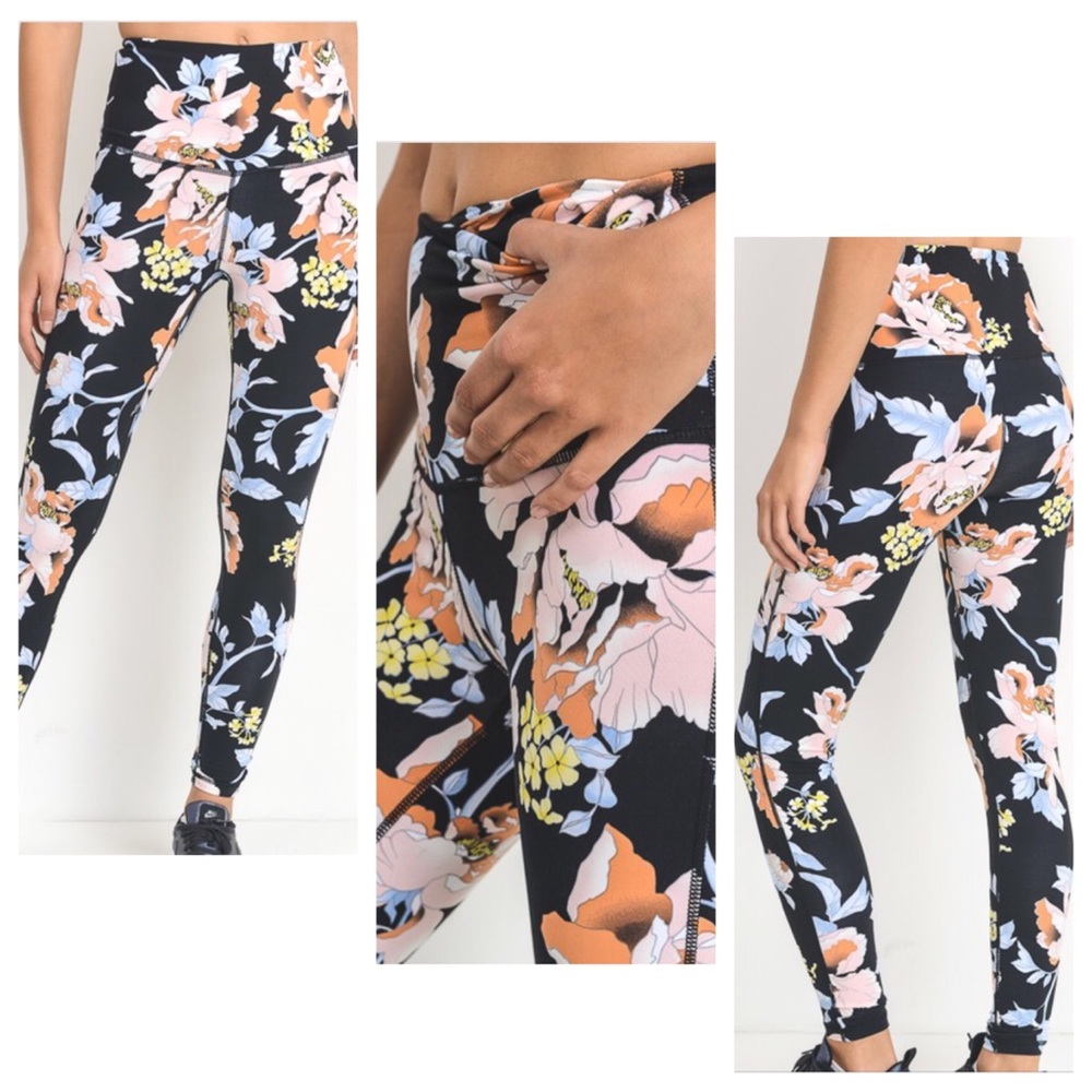 Aloha Print ankle length leggings by Mono B