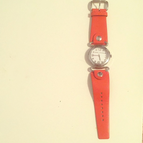 Marc Jacobs Watch Leather Band (Pumpkin) main image 4