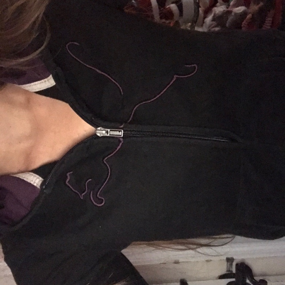 Puma track hoodie zip up jacket