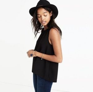 Madewell Black Open Back Tank