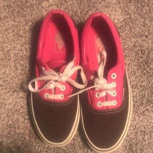 Pink and brown Vans