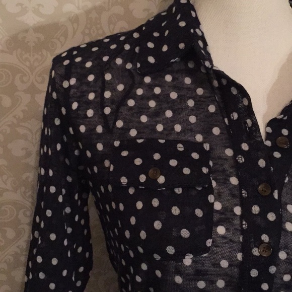 Aeropostale Tops - 3/$20{Aeropostale} Polka Dot Knit 3/4 Sleeve Shirt