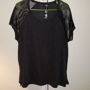 RBX size 2x black side slits shirt black