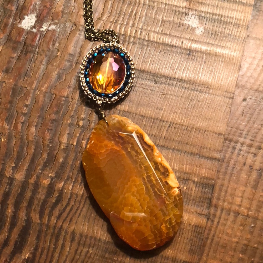 Large Stone Necklace