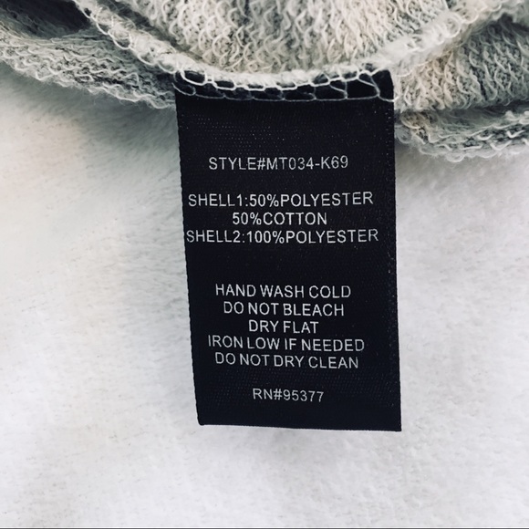 *SOLD* Sanctuary Gray Sweater w/Sheer Sleeves - Picture 5 of 5