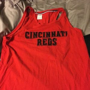 Victoria secret Cincinnati reds sleeveless shirt