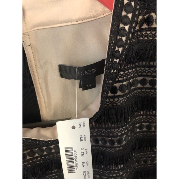 J.Crew Sheath Dress in Fringy Lace - Picture 4 of 5