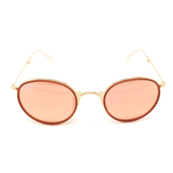 RAY-BAN RB3517 Round Folding Sunglasses 001/Z2 - Picture 3 of 6
