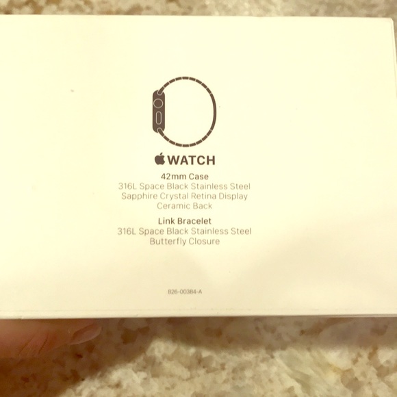 Apple series 1  watch. Stainless link