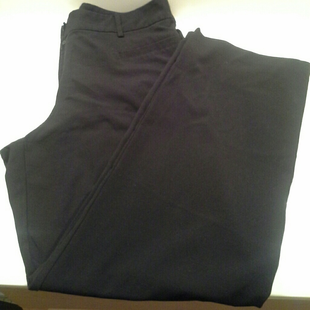 Women black dress pants