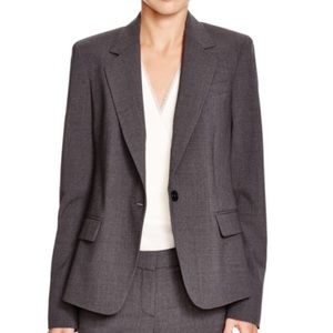Theory Gabe B blazer in charcoal. Size 4.