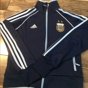 Adidas Argentina number 10 warm up jacket