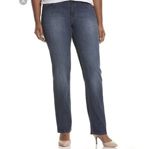 Lane Bryant Genius Fit Straight  Leg Jeans