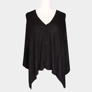 Black poncho, shrug or scarf!