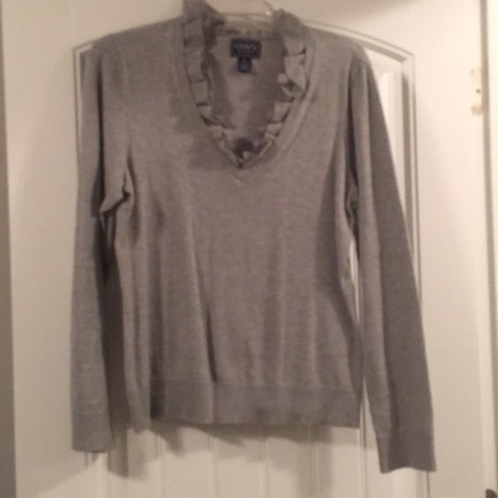 Chaps Classic Grey lightweight sweater