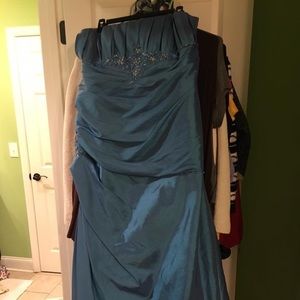 Blue formal dress