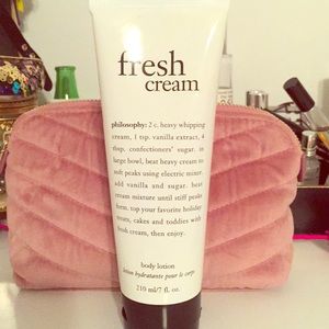 Philosophy Fresh Cream body lotion.