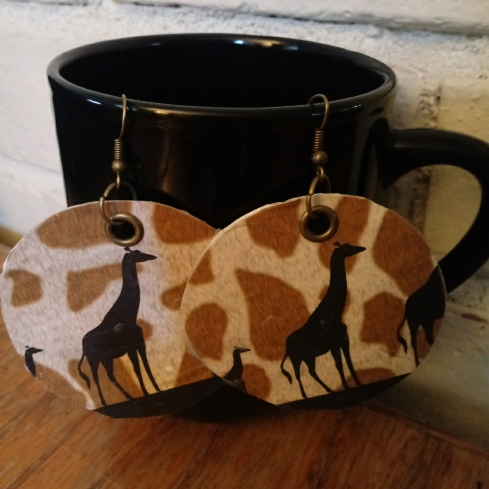 Safari Disk Earrings