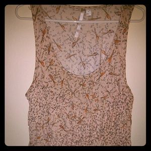 Sleeveless ruffle top