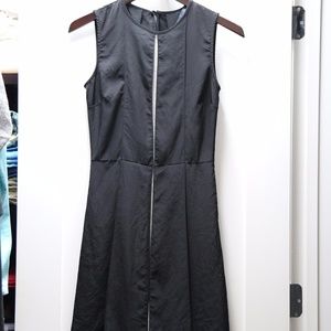 Zara Black with Gray Shift Dress