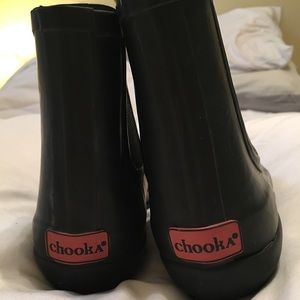 Chooka Chelsea Rain Boots - Size 9, Black