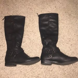 Black knee high boots!