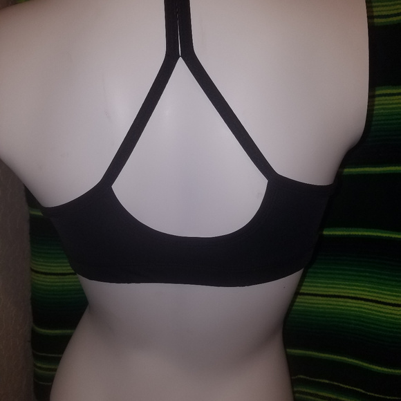 Trendy Trends Black w/Blue Fringe Crop Top NWOT - Picture 2 of 5