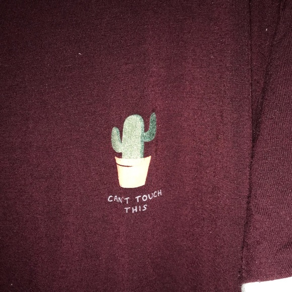 Cactus Decal Ringer Tee - Picture 3 of 3