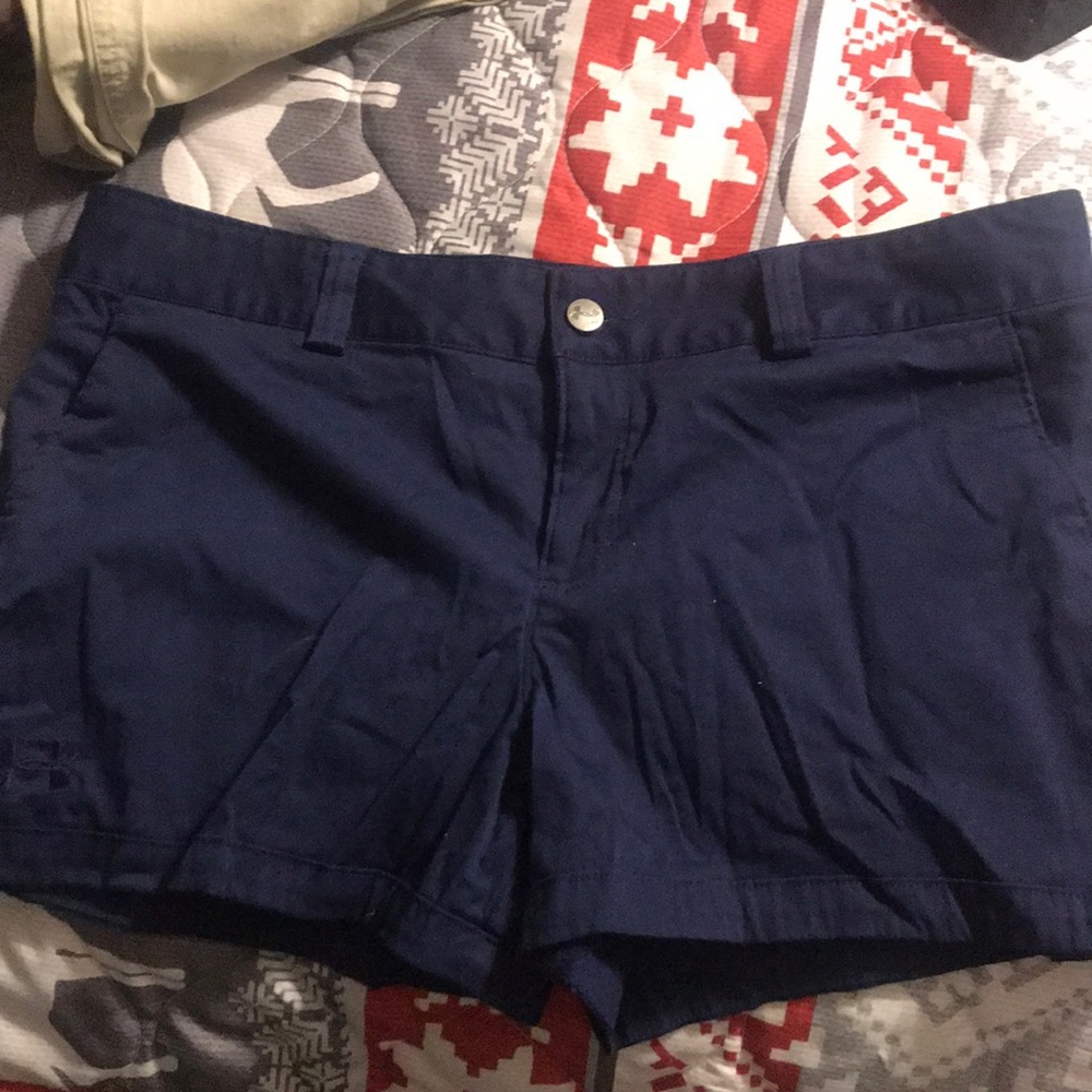 Navy UA shorts