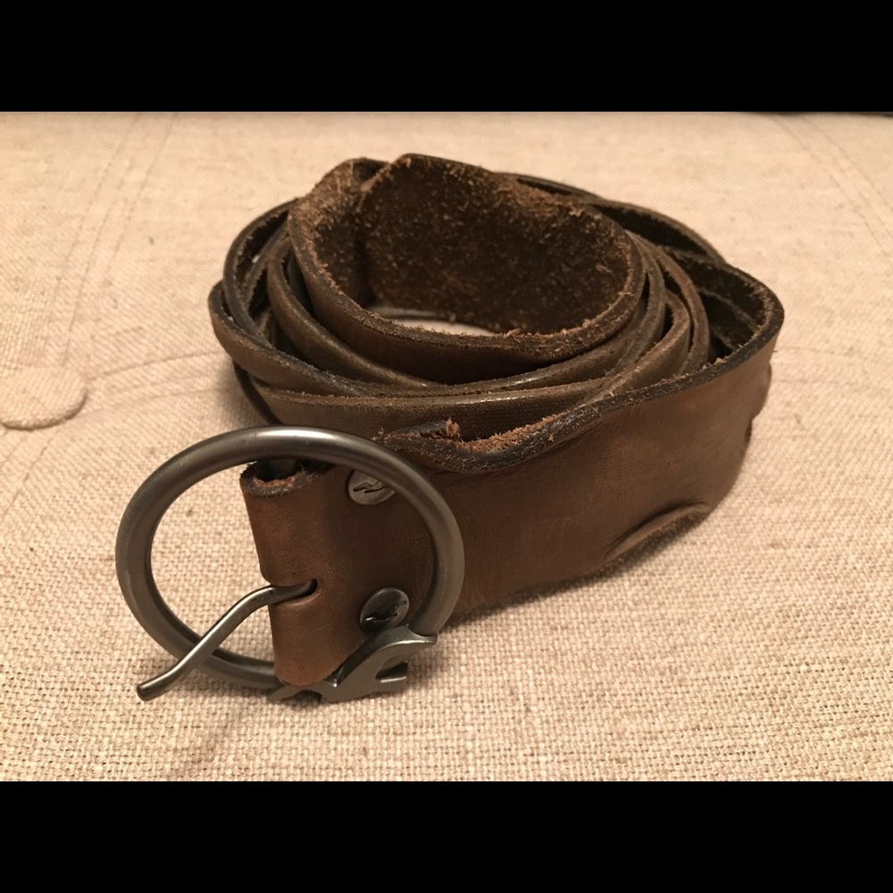 Hollister leather braided belt!