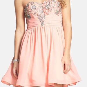 prom girl cocktail dress