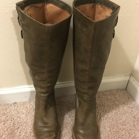 Frye wooden heel boots Clearance