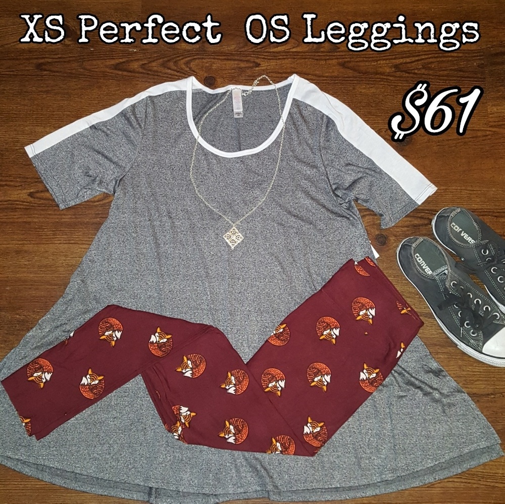 LuLaRoe  Fox Leggings For macribaby3