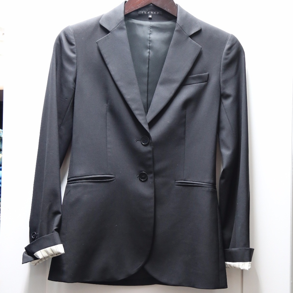 Theory Black Size 00 Blazer