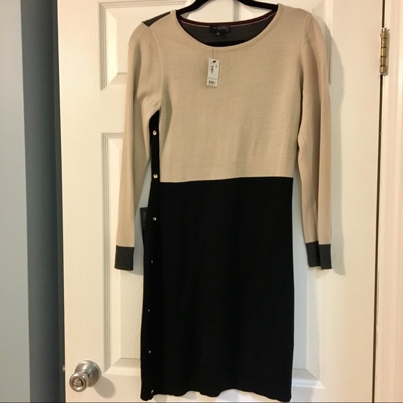 NWT The Limited colorblock sweater dress-as SP - Picture 1 of 5