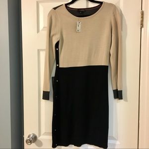 NWT The Limited colorblock sweater dress-as SP