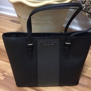 Michael Kors black Carry-all tote authentic
