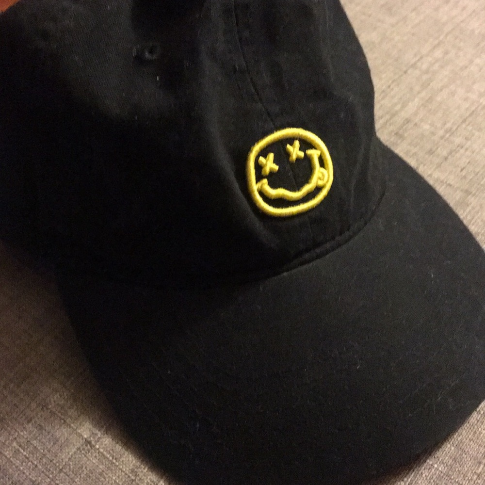 Dad hat nirvana black and yellow