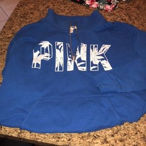 Pink half zip
