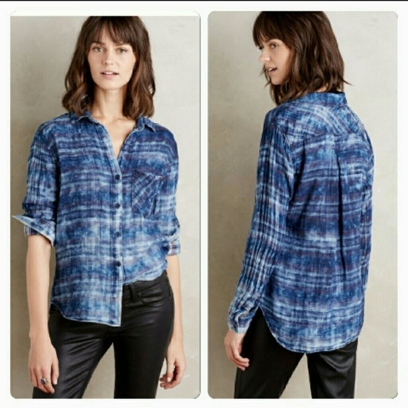 Anthropologie Tops Cloth Stone Rockland Button Down Poshmark