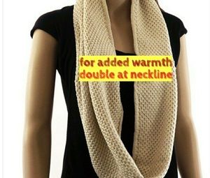 INFINITY SCARF - IN BEIGE