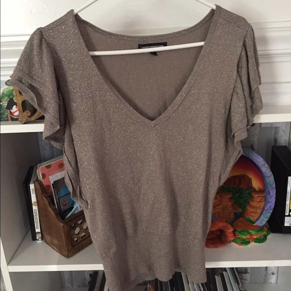 Express butterfly bronze top