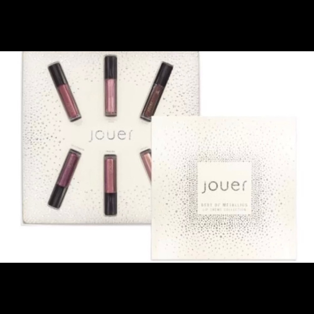 JOUER BEST OF METALLICS 6 Mini Lip Crème Set
