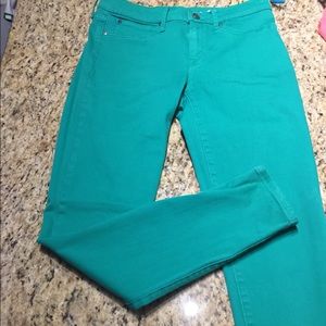 Green Size 6 Tall Gap Skinny Leggings  Jeans