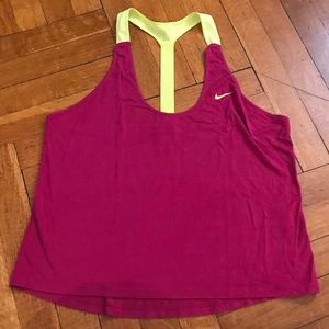 Nike exercise tank.