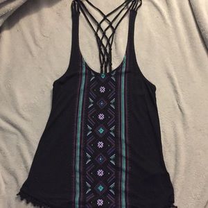 Zumiez racer back tank top