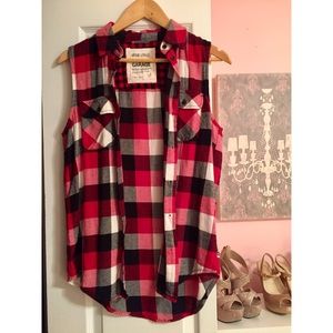 Plaid Vest