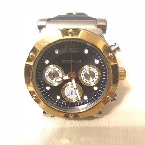 Rocawear case blue and gold face RM0213 watch