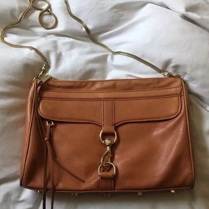 Rebecca Minkoff Tan Leather MAC Crossbody Bag