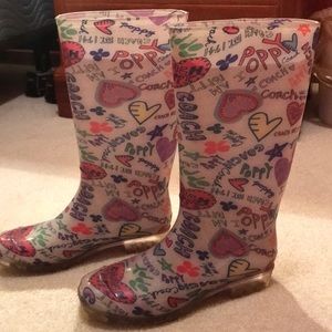 Coach rain boots